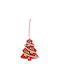 Ornament de Crăciun Tree Red 10x9buc