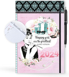 Innostat Zilnic Agenda Roz 2024 14x21cm