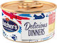 Butcher's Pet Care Classic Delicious Dinners Wet Food for Senior Cats in Cans with Salmon Gluten-Free 85gr