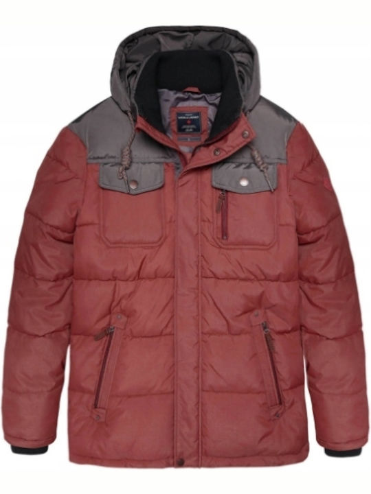 Volcano Men's Winter Jacket Red