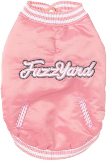 Fuzzyard Pink Dog Coat Small with 33cm Back Length
