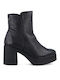 Porronet Leather Women's Ankle Boots Black