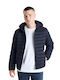 Celio Herren Winter Jacke Lässig Navy