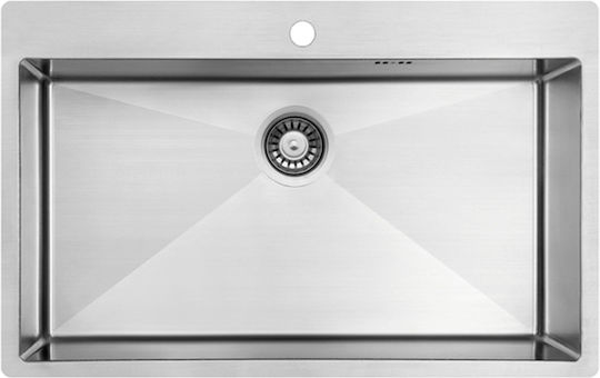 Macart Star/10 N-100 Xl Drop-In Inox Μ86xΠ51cm Silver