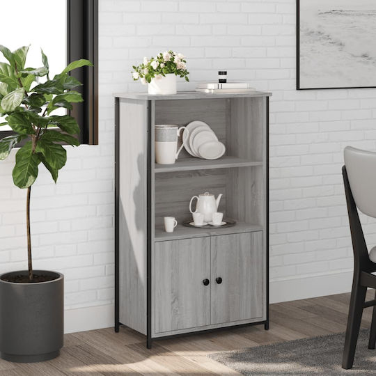 Grey Sonoma Bookcase 62x32x103.5cm