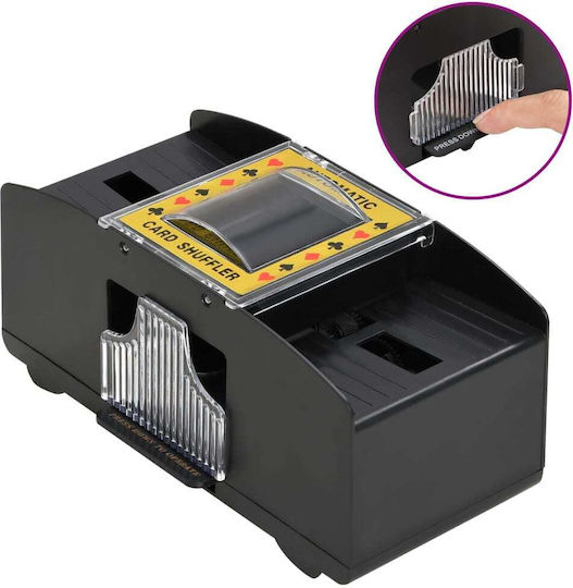 vidaXL Card Shuffler Paper Black 20.5x11cm 1pcs