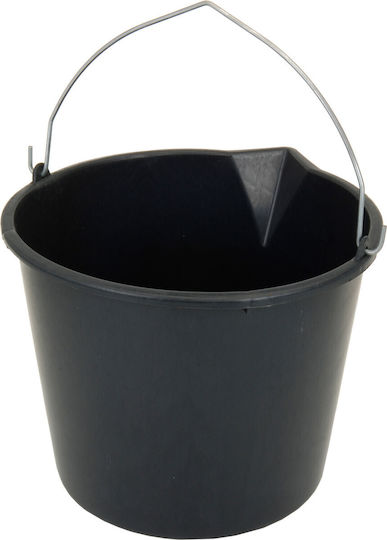 Koopman Mop Bucket Plastic Capacity 12lt Black