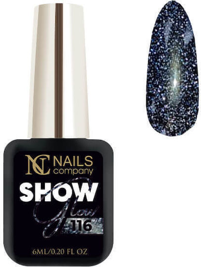 Nc Nails Show Glow Ημιμόνιμο Βερνίκι Νυχιών 116 6ml
