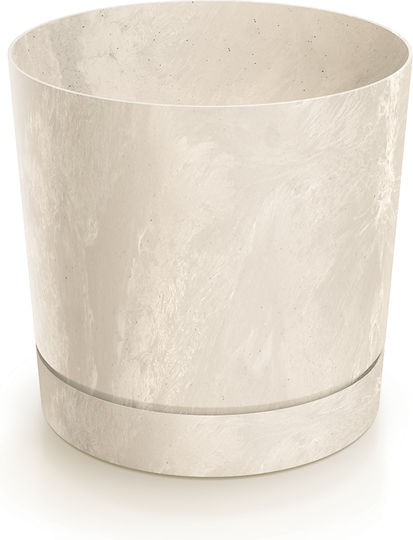 Prosperplast Бетонен Пот Крем 23.9x23.9x23.1 см