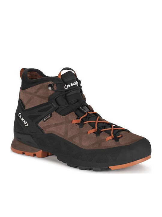 Aku Rock Dfs Încălțăminte De Drumeție Pentru Femei Tip Botine Impermeabile Cu Membrana Gore-Tex Maro