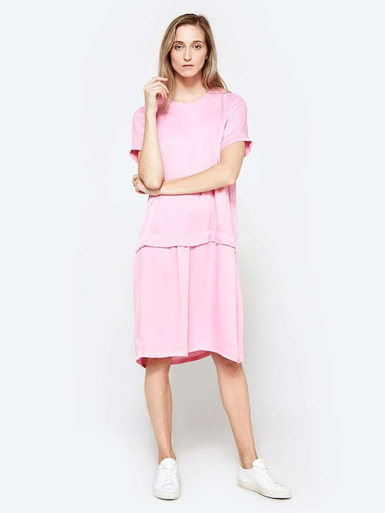 Just Female Midi Kleid Rosa