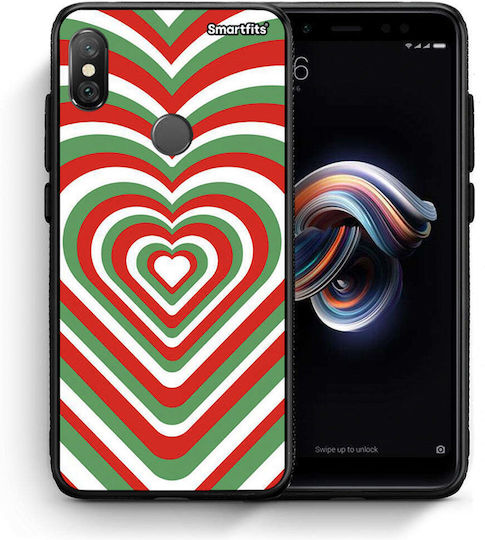 Smartfits Hearts Umschlag Rückseite Mehrfarbig (Redmi Note 5) 8680321548627_47543598547283