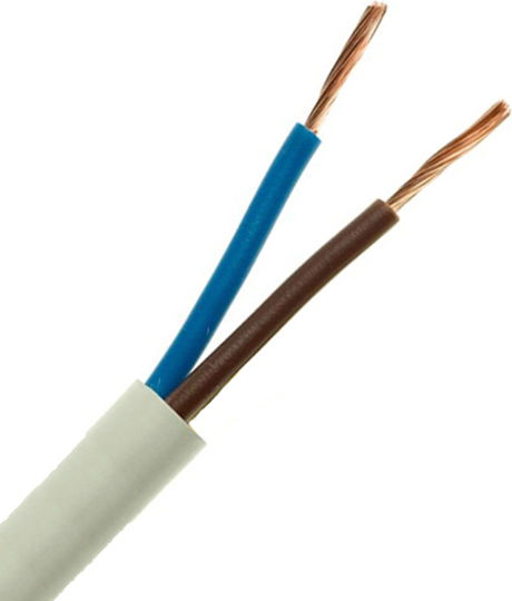 H05VV-F Power Cord Type NYL With 3x1mm² Cable Properties In Black Colour 1m Flexible