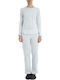 Pepita Winter Damen Pyjama-Set Hellblau