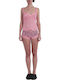 Pepita Winter Damen Nachthemd Corallo