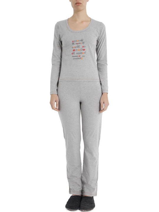 Pepita Winter Damen Pyjama-Set Perla