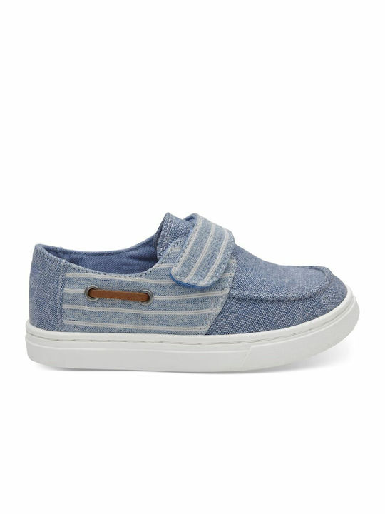 Toms Kids Espradrilles with Hoop & Loop Closure Light Blue Tiny