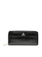 Large Leather Women's Wallet Classic Black