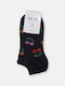 Sock Ing Γυναικείες Κάλτσες με Σχέδια Μαύρο
