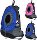 Next Dog Carrying Blue Backpack