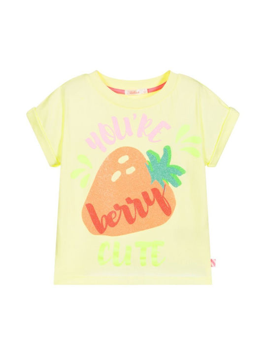 Billieblush Kinder-T-Shirt Gelb