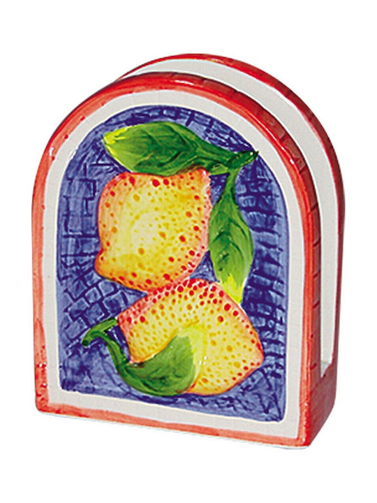 Ceramic Napkin Holder Lemon Multicolour 6933