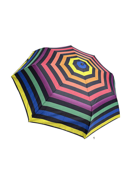 Chanos Windproof Automatic Compact Multicolour Rain Umbrella