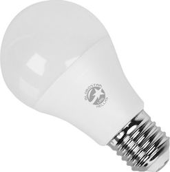 GloboStar LED Lampen für Fassung E27 und Form A60 Kühles Weiß 990lm Dimmbar 1Stück