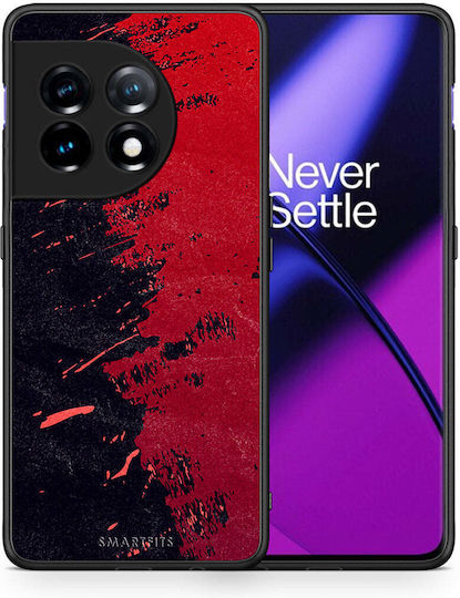 Smartfits Red Paint Задна корица Червен (OnePlus 11)
