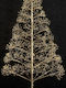 Christmas Decorative Illuminated Tree 150cm IP44 Electric Gold Tree