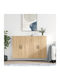 Hängeschrank fürs Wohnzimmer aus Spanplatte Sonoma-Eiche 69,5x34x90 cm