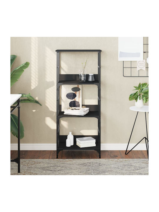 Bookcase Black 50x33x117.5cm