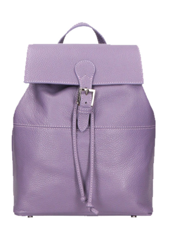 Leather Bags Leather Women's Bag Backpack Purple