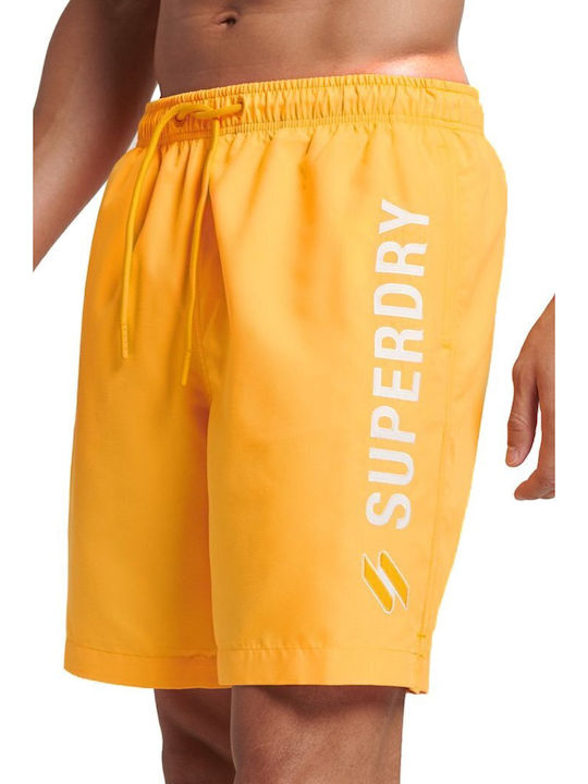Superdry Мъжки бански Плувни шорти Жълти