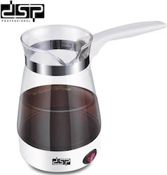 DSP Electric Greek Coffee Pot 500W with Capacity 300ml Διάφανο