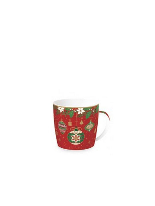 R2S Christmas Mug Metallic Red 1pcs