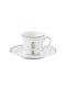 Easy-Life Royal Nutcracker Φλιτζάνι Tσαγιού από Πορσελάνη Λευκό 200ml
