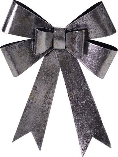Christmas Metal Figure Bow Height 29.5cm Decorative