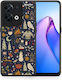 Smartfits Back Cover Πολύχρωμο (Oppo Reno8)