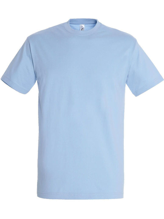 Sol's Men's Short Sleeve Promotional T-Shirt Light Blue
