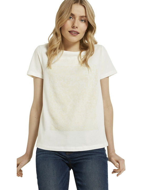 Tom Tailor Damen T-shirt White