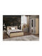 Bedroom Furniture Set Grace 2 Sonoma/Grey 160x200cm 5pcs