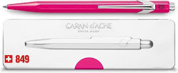 Caran D'ache 849 Pen Ballpoint with Pink Ink 849.590