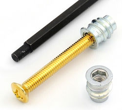 Nectite Schraube in Gold Farbe