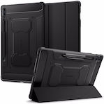 Spigen Flip Cover Silicone / Plastic Durable Black (Galaxy Tab S9 FE+) ACS06856