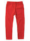 Kinder Leggings Lang red