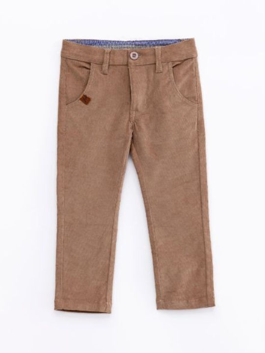 Funky Kids Corduroy Trousers Open coffee.