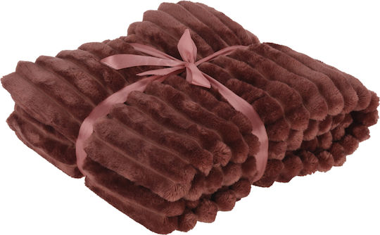 Koopman Armchair Throw 130x150cm Dark Pink