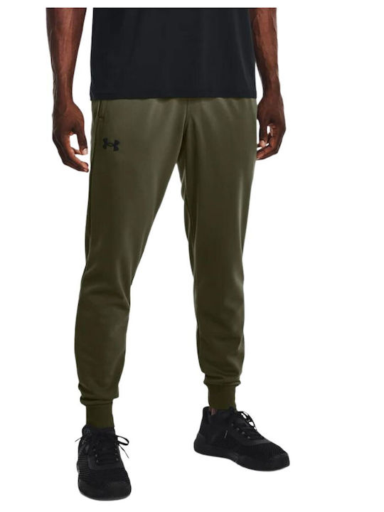 Under Armour Sweatpants Glossy with Elastic Khaki