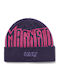 Magneto Beanie Unisex Beanie Knitted in Purple color